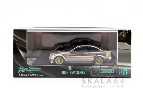 * STREET WEAPON * STANCE HUNTERS * BMW M3 * E46 * Chrome * BBS * Limited Edition * 1 of 299 PCS * 1:64 *