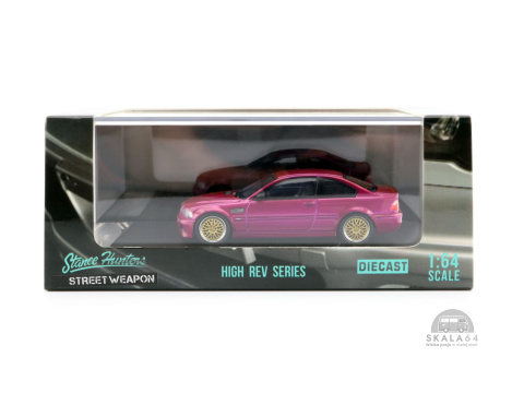 * STREET WEAPON * STANCE HUNTERS * BMW M3 * E46 * Purple * BBS * Limited Edition * 1 of 299 PCS * 1:64 * * STREET WEAPON * STANCE HUNTERS * BMW M3 * E46 * Purple * BBS * Limited Edition * 1 of 299 PCS * 1:64 *