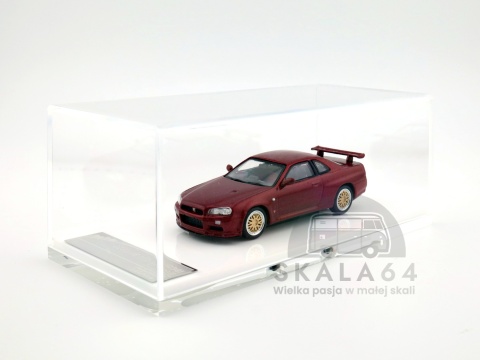 * STREET WEAPON * STANCE HUNTERS * Nissan Skyline GTR (BNR34) * V-Spec II * Red Carbon * Limited Edition * 1 of 499 PCS * 1:64 *