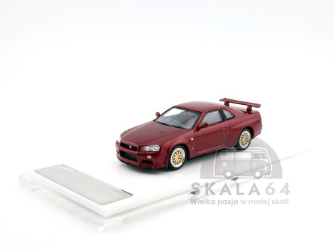 * STREET WEAPON * STANCE HUNTERS * Nissan Skyline GTR (BNR34) * V-Spec II * Red Carbon * Limited Edition * 1 of 499 PCS * 1:64 *