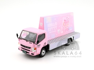 TARMAC WORKS 1:64 Mitsubishi Fuso Canter Hello Kitty Billboard Pink