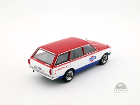 * TARMAC WORKS * Datsun Bluebird 510 Wagon * Service Car * 1:64 * * TARMAC WORKS * Datsun Bluebird 510 Wagon * Service Car * 1:64 *