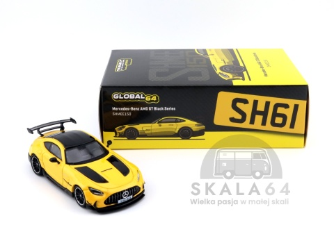 Model samochodu Mercedes-Benz AMG GT Black Series SHMEE150 w skali 1:64