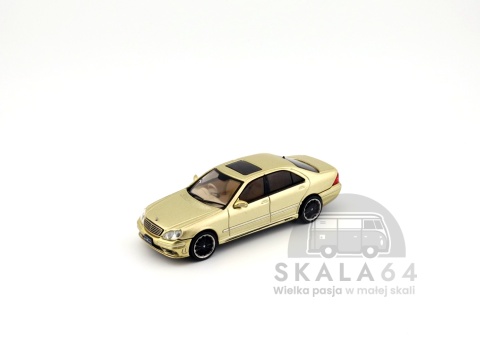 Model samochodu Mercedes-Benz S-Class Wald GOLD Special Edition w skali 1:64
