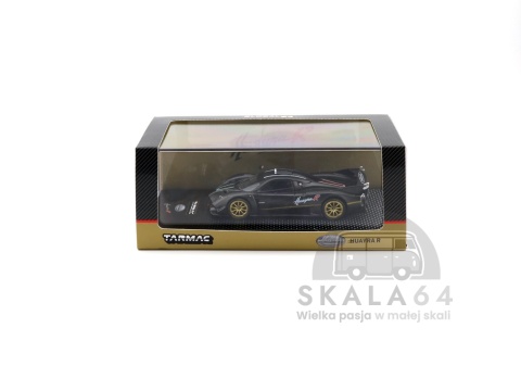 Model samochodu Pagani Huayra R Matt Black Carbon Fiber w skali 1:64 - pudełko