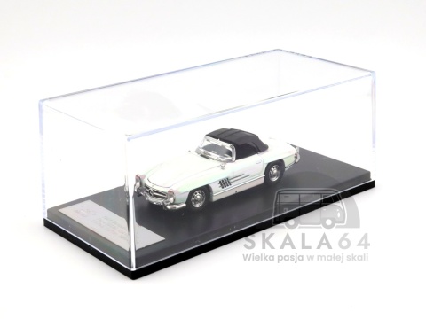 Model samochodu 1957 Mercedes-Benz 300SL Roadster w skali 1:64