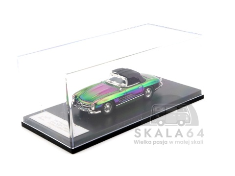 Model samochodu 1957 Mercedes-Benz 300SL Roadster w skali 1:64