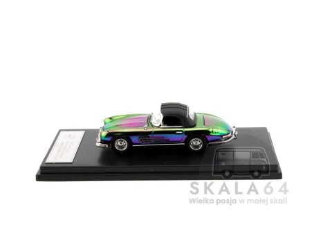 Model samochodu 1957 Mercedes-Benz 300SL Roadster w skali 1:64