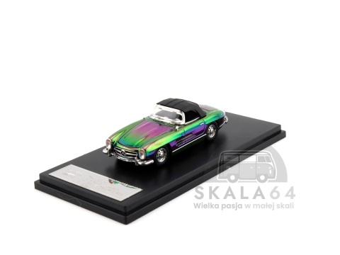 Model samochodu 1957 Mercedes-Benz 300SL Roadster w skali 1:64