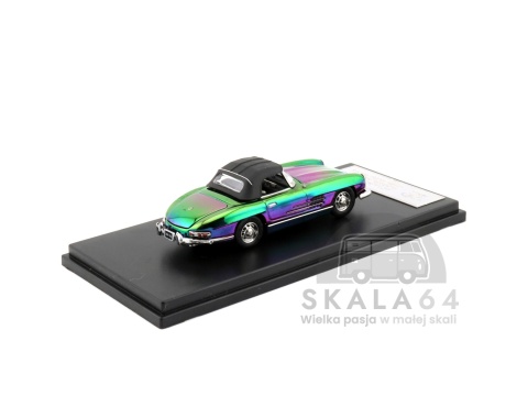 Model samochodu 1957 Mercedes-Benz 300SL Roadster w skali 1:64