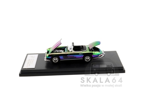Model samochodu 1957 Mercedes-Benz 300SL Roadster w skali 1:64