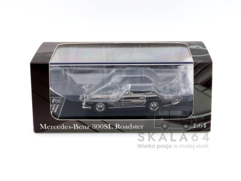 Model samochodu 1957 Mercedes-Benz 300SL Roadster w skali 1:64