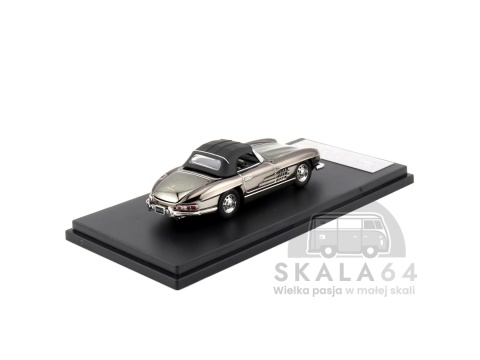 Model samochodu 1957 Mercedes-Benz 300SL Roadster w skali 1:64