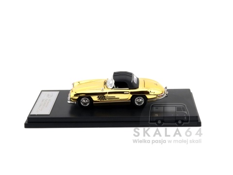 Model samochodu 1957 Mercedes-Benz 300SL Roadster w skali 1:64