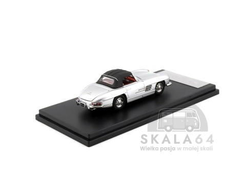 Model samochodu 1957 Mercedes-Benz 300SL Roadster w skali 1:64