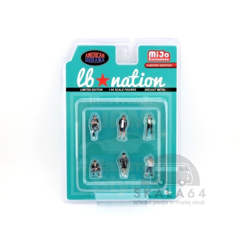 AMERICAN DIORAMA  LB Nation Liberty Walk MiJo Exclusives Limited Edition Figurki 1:64