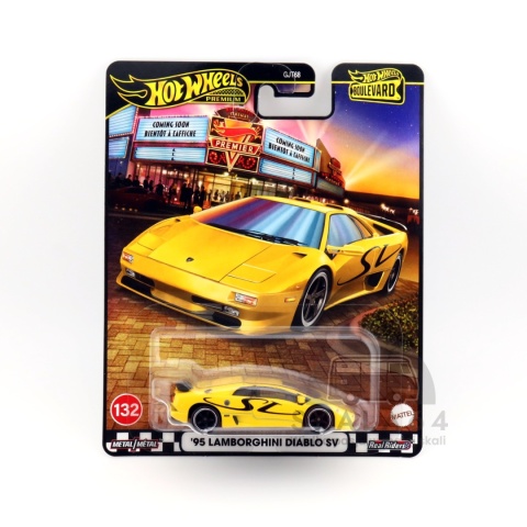 Model samochodu '95 Lamborghini Diablo SV Boulevard #132 w skali 1:64
