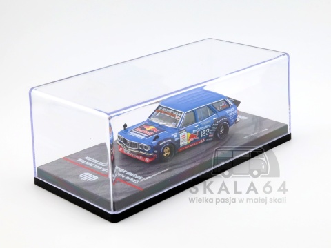 Model samochodu  Mad Mike 1976 Mazda RX3 RX-3 Station Wagon D1GP 2024 Series w skali 1:64 - gablotka