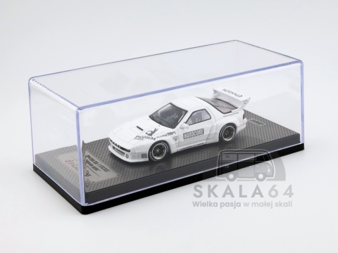 Model samochodu Mazda RX7 RX-7 FC3S Pandem Aero Rocket Bunny w skali 1:64 - gablotka