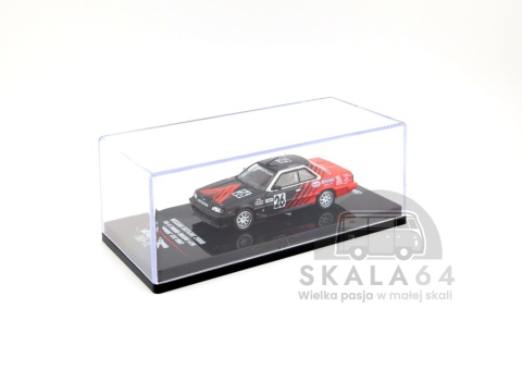 Model samochodu Nissan Skyline 2000 RS-X Turbo DR30 ADVAN JTC 1987 w skali 1:64 - gablotka