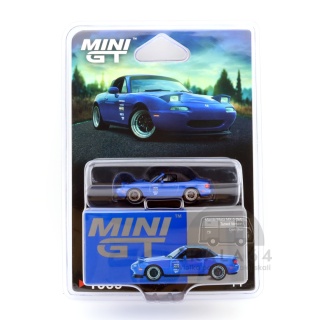 MINI GT 1990 Mazda Miata MX-5 NA Tuned Version Dark Blue LHD MGT01069-BL MiniGT