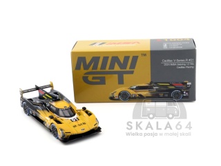 MINI GT Cadillac V-Series.R #01 2024 IMSA Sebring 12 Hrs Cadillac Racing LHD MGT01004-BL MiniGT