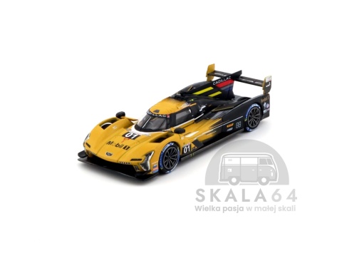 Model samochodu Cadillac V-Series.R #01 2024 IMSA Sebring 12 Hrs Cadillac Racing w skali 1:64 - przód