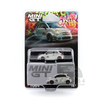MINI GT Fiat Abarth 595 LB-Works x Abas Works Fighters LHD MGT01064-BL MiniGT