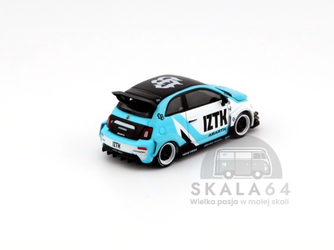 Model samochodu Fiat Abarth 595 LB-Works x Abas Works IZTK w skali 1:64 - tył