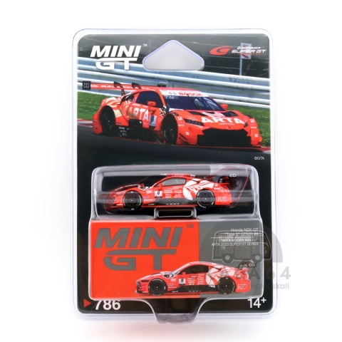 Model samochodu Honda NSX-GT Type S GT500 #8 2023 Super GT Series Arta Mugen w skali 1:64