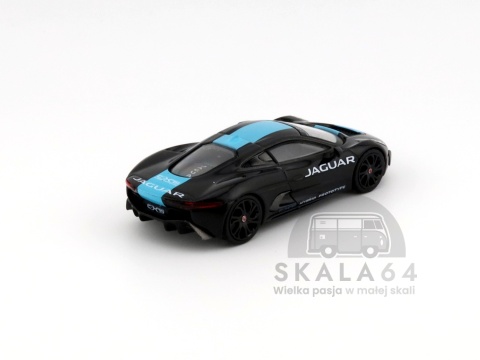 Model samochodu Jaguar C-X75 Black w skali 1:64 - tył