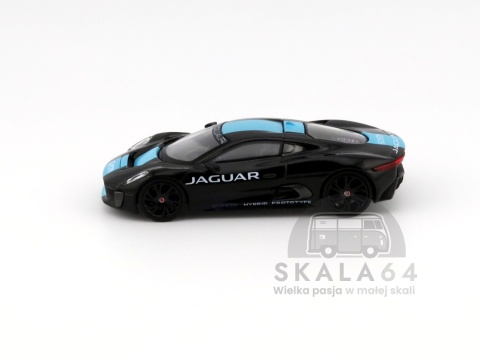 Model samochodu Jaguar C-X75 Black w skali 1:64 - bok
