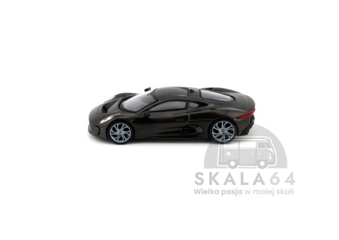 Model samochodu Jaguar C-X75 Test Car w skali 1:64 - bok