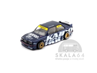 MINI GT Kaido House 154 BMW M3 E30 Kaido Works V1 Blue MINIGT KHMG154