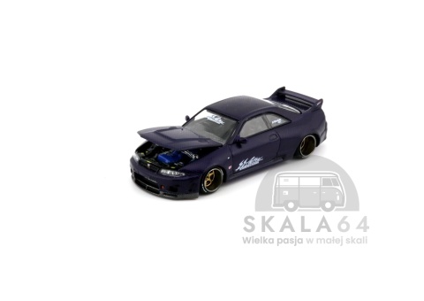 Model samochodu Nissan Skyline GT-R R33 Active Carbon R V2 w skali 1:64 - maska
