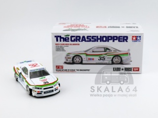 MINI GT Kaido House x Tamiya 167 Nissan Skyline GT-R R34 The Grasshopper V1 MiniGT KHMG167
