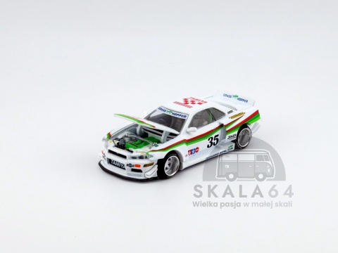 Model samochodu Nissan Skyline GT-R R34 The Grasshopper V1 w skali 1:64 - maska