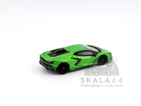 Model samochodu Lamborghini Revuelto Verde Selvans w skali 1:64 - tył
