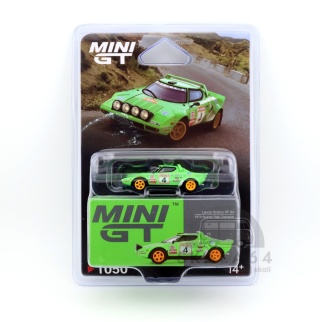MINI GT Lancia Stratos HF #4 1979 Spanish Rally Champion LHD MGT01050-BL MiniGT