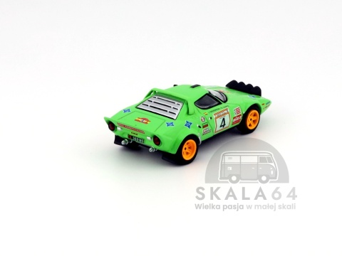 Model samochodu Lancia Stratos HF #4 1979 Spanish Rally Champion w skali 1:64 - tył