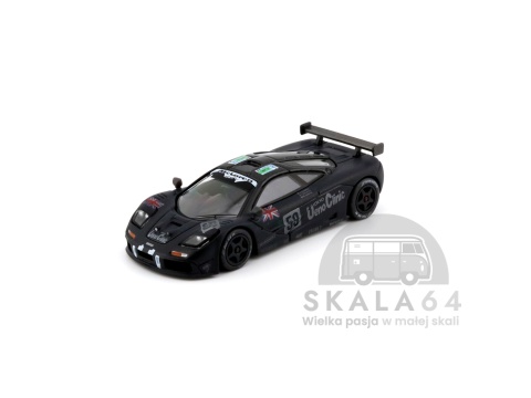 Model samochodu McLaren F1 GTR #59 1995 Le Mans 24Hr Winner w skali 1:64 - przód