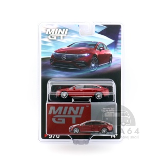 MINI GT Mercedes-Benz EQS 580 4Matic Red Metallic MGT00970-BL MiniGT