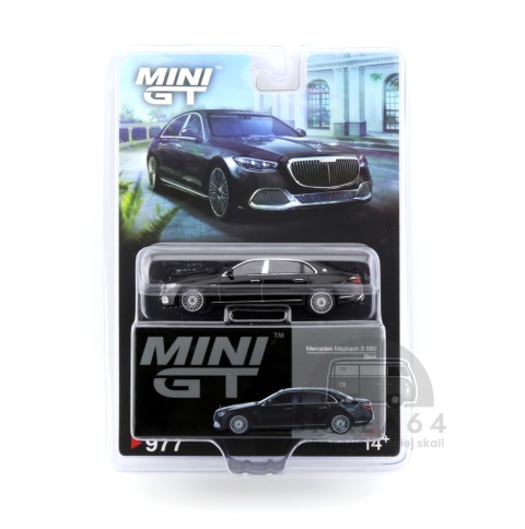 Model samochodu Mercedes-Maybach S 680 Black w skali 1:64 - blister