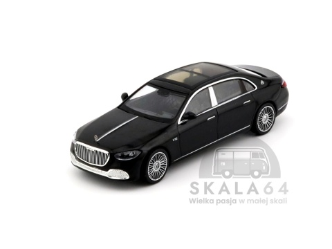 Model samochodu Mercedes-Maybach S 680 Black w skali 1:64 - przód