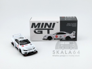 MINI GT Nissan LB-Super Silhouette S15 Silvia Athlete RHD MGT01054-BL MiniGT
