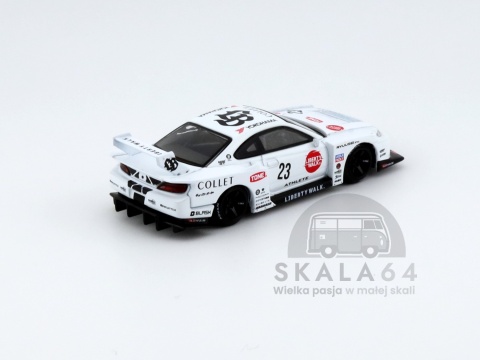 Model samochodu Nissan LB-Super Silhouette S15 Silvia Athlete w skali 1:64 - tył