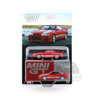 MINI GT Nissan Skyline GT-R R32 VeilSide Combat C-I Gem Red RHD MGT00987-BL MiniGT