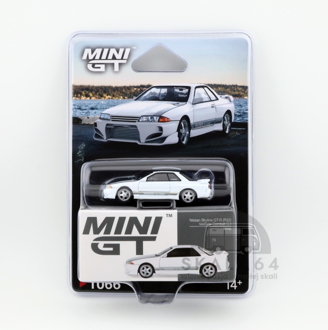 Mini R32 Kit MINI GT Nissan Skyline GT-R R32 VeilSide Combat C-I White RHD MGT01066 ...