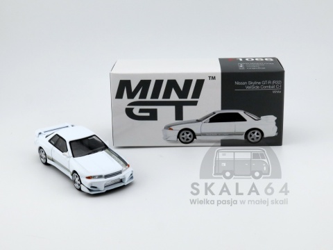 Model samochodu Nissan Skyline GT-R R32 VeilSide Combat C-I White w skali 1:64 - pudełko