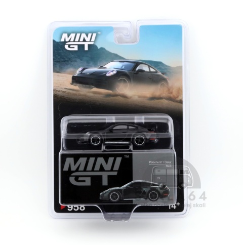 Model samochodu Porsche 911 Dakar Black w skali 1:64 - blister